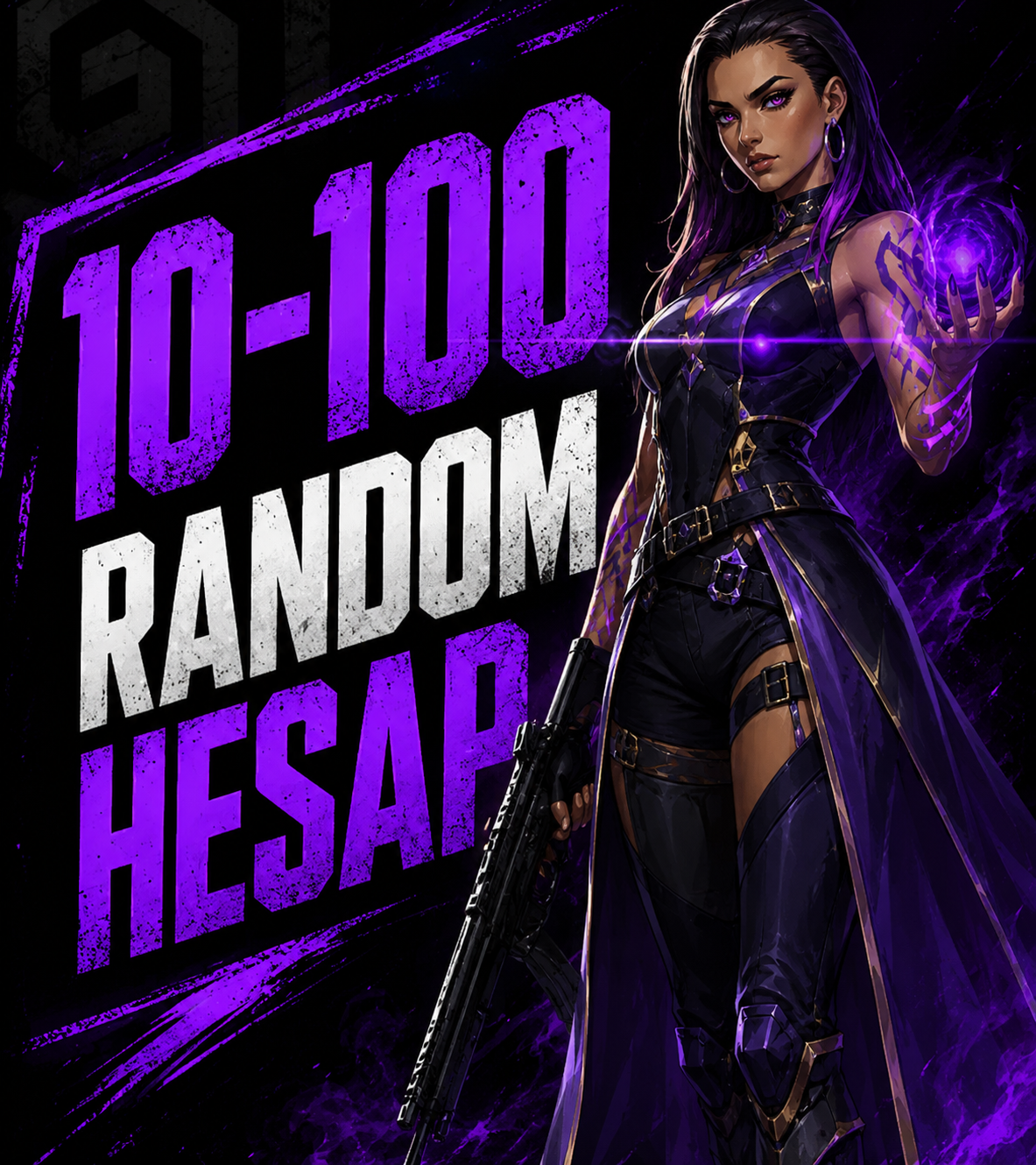 TR - Valorant 10-100 Random Hesap