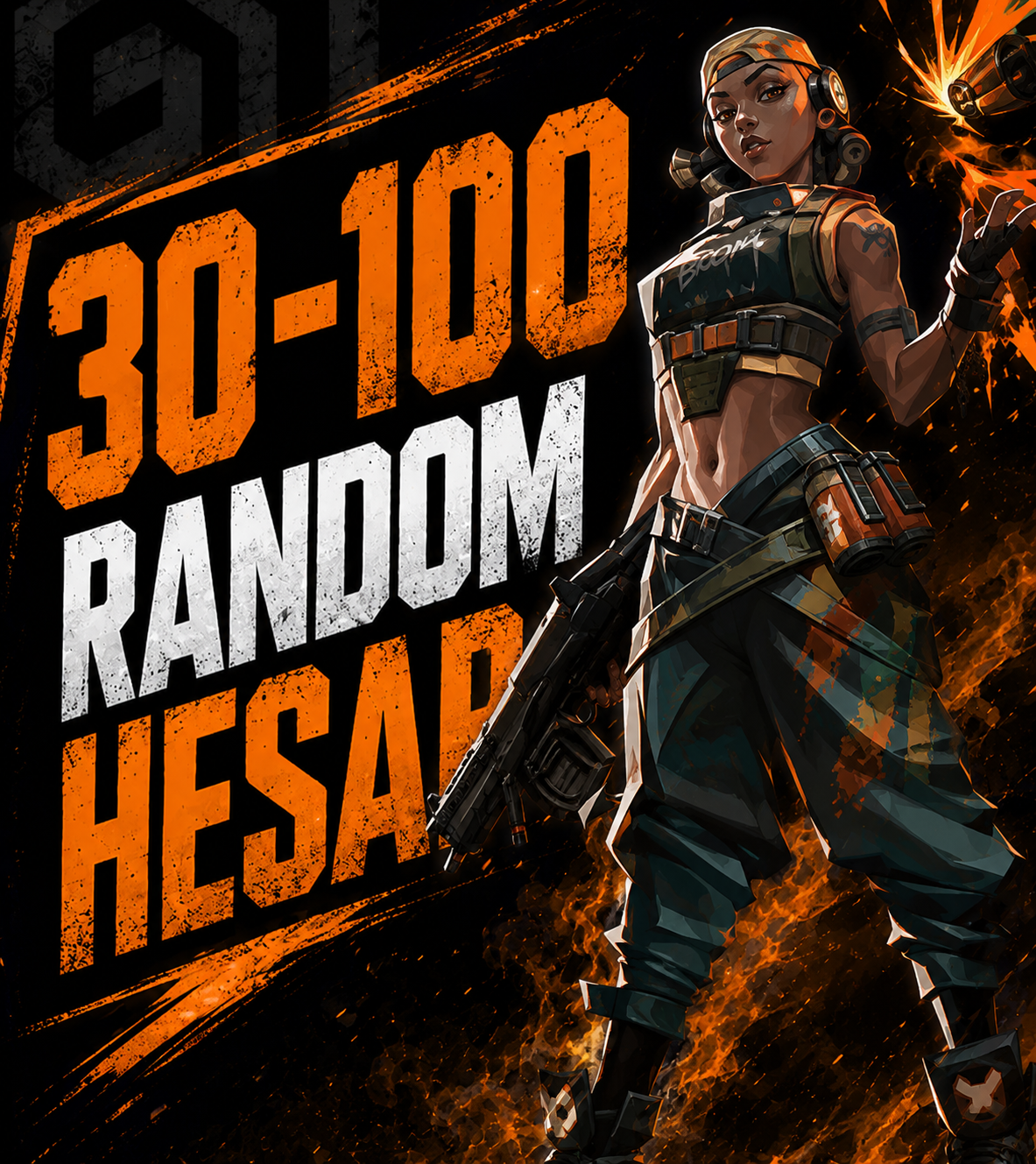 TR - Valorant 30-100 Random Hesap