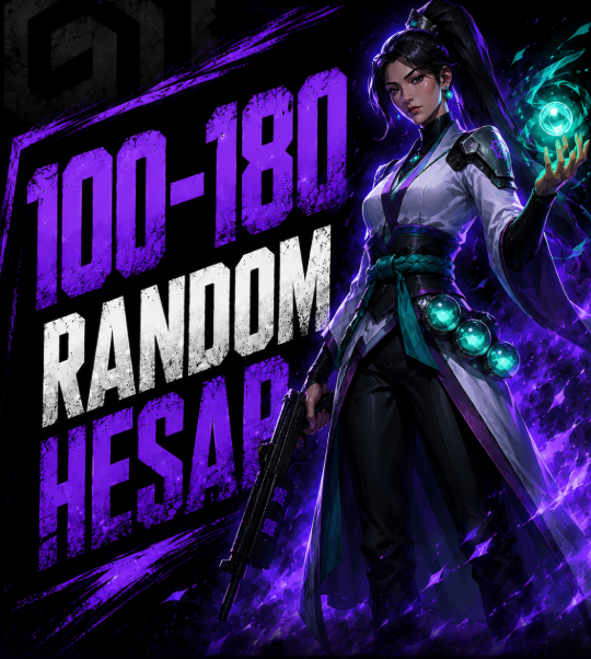 TR - Valorant 100-180 Random Hesap